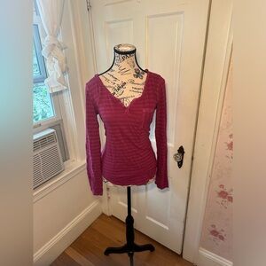 ELENA GILBERT 5x18 HENLEY LONG SLEEVE